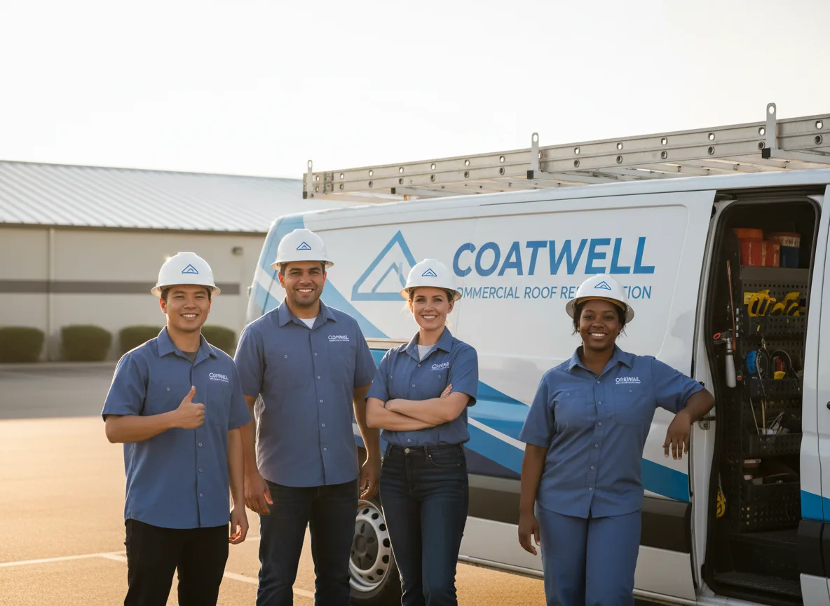 Commercial roof coating company in Burlington, WI